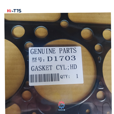 Gaseador de cabeza de cilindro D1703 Metal 1G750-03312 para partes del motor Gaseador de cabeza de cilindro