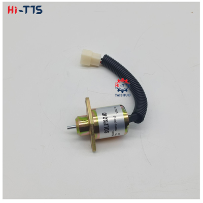 Válvula de solenoide de parada de combustible para excavadoras de 12 V