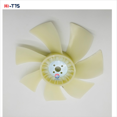 ZAX50 4 agujeros 7 hojas Cuchilla de ventilador para pieza de repuesto del motor