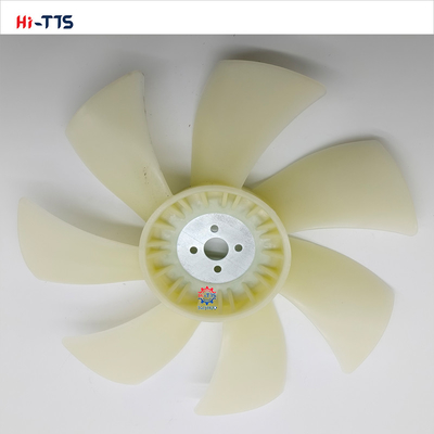ZAX50 4 agujeros 7 hojas Cuchilla de ventilador para pieza de repuesto del motor
