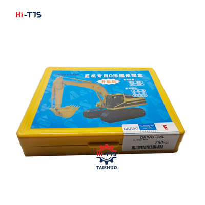 Caja de anillos de excavadora 435 piezas Kit de anillos de excavadora 90 caja de anillos de excavadora 33ITS