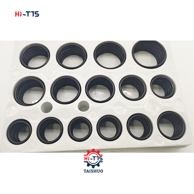 Excavadora HD700 HD820 HD1023 NBR90° O-ring Kit 320pcs O-ring caja