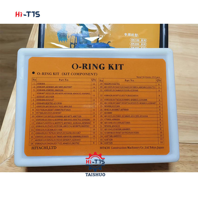 Excavadora O-Ring Box 36 artículos 353pcs Excavadora para Hitachi O-Ring Kit