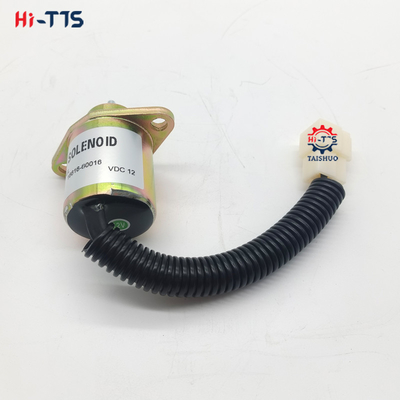 Válvula de solenoide de parada de combustible para excavadoras de 12 V