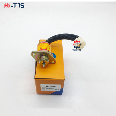 Válvula de solenoide de parada de combustible para excavadoras de 12 V