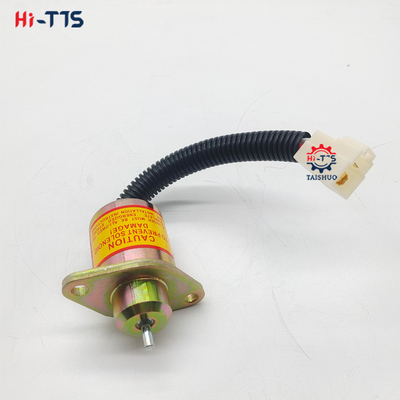 Válvula de solenoide de parada de combustible para excavadoras de 12 V