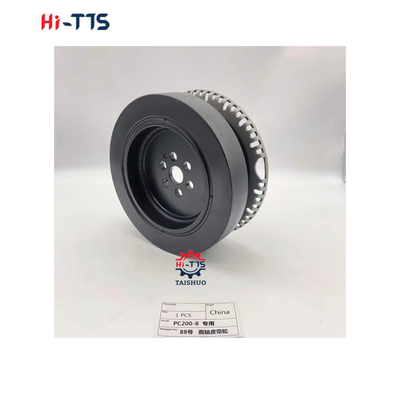 Las partes del motor PC200-8 PC240-8MO 6D107-2 Eje de manivela de polea 6738613170