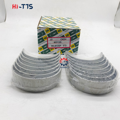 6D125 Parte del cigüeñal del motor diesel, rodamiento principal 6150-21-8010