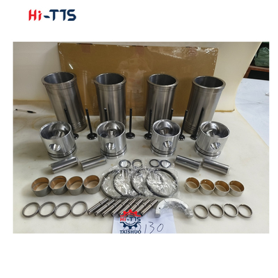 Reparación de motores de excavadoras de tractores piezas 4D130 Kit de revestimiento de cilindros 6114-31-2111 pistón 6114-30-2303 anillo