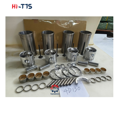Reparación de motores de excavadoras de tractores piezas 4D130 Kit de revestimiento de cilindros 6114-31-2111 pistón 6114-30-2303 anillo