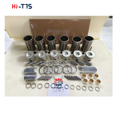 6D14T Kit de motor para excavadora E120 E140 E180 Forro, pistón, anillo, válvulas, bujes, kit de juntas completas