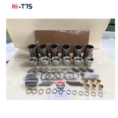 6D14T Kit de motor para excavadora E120 E140 E180 Forro, pistón, anillo, válvulas, bujes, kit de juntas completas