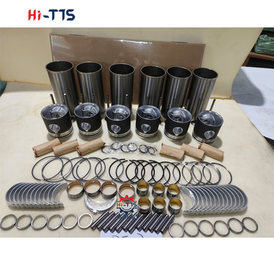 DE12 Motor de excavadora Nombre de la pieza Kit de revestimiento del cilindro Completo con revestimiento de las válvulas de anillo de pistón