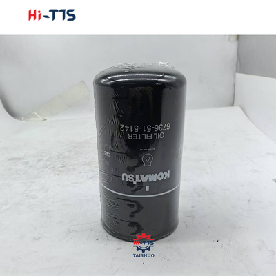 Filtro de aceite 6736-51-5142 600-211-1231 Para PC200-8 PC200-7 Partes de motores de excavadoras