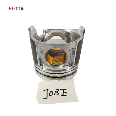 El motor de excavadora tiene un pistón J08E S130A-E0160 S130B-E0390 S130A-E0100 13306-1080