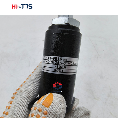 111-9916 Válvula de solenoide de parada de 24 V para excavadoras