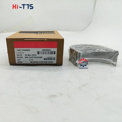 6D107 QSB6.7 ISDE 4893693 Rodamientos de cigüeñal para excavadora de acero de alta calidad para motor diésel