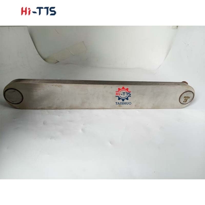 Núcleo del enfriador de aceite del camión de aleación de aluminio de piezas del motor 5P 6D17 para piezas de excavadora