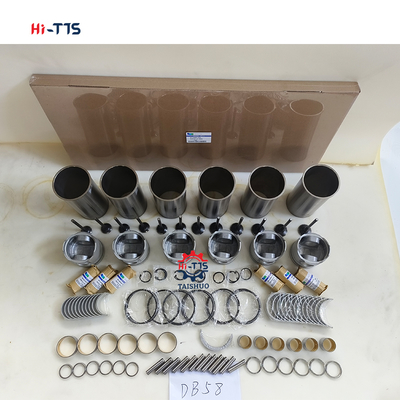 Excavadora DH220-7 Motor DB58 Kit de reparación Kit de línea de pistón 6 cilindros 65.02501-0416