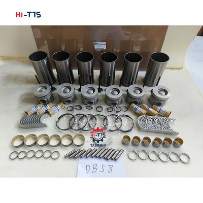 Excavadora DH220-7 Motor DB58 Kit de reparación Kit de línea de pistón 6 cilindros 65.02501-0416