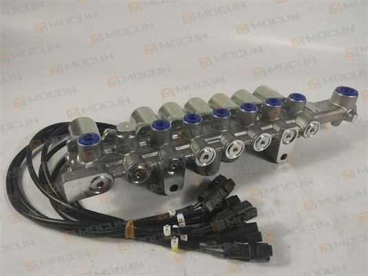 Buen precio Montaje doble de la válvula electromagnética del excavador de la rotura para la pompa hydráulica 207-60-71310 PC300-7 del excavador en línea