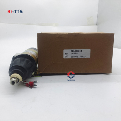 Buen precio Válvula de solenoide de excavadora original 0E52318 24V Válvula de solenoide apagada en línea