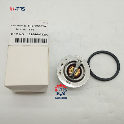 Buen precio Parte del motor Termostato Assy 82°C 31646-02200 3164602200 S6S en línea
