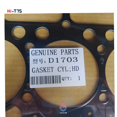Gaseador de cabeza de cilindro D1703 Metal 1G750-03312 para partes del motor Gaseador de cabeza de cilindro
