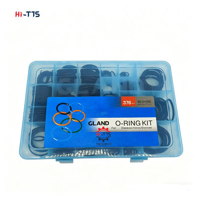 Caja hidráulica NBR 376PCS de la junta tórica del excavador determinado del equipo del anillo o del excavador