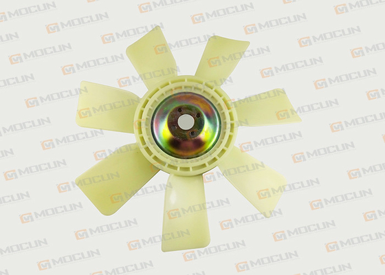 Buen precio La aspa del ventilador del excavador E200B para el ventilador 4 del motor diesel S6K agujerea 7 cuchillas en línea