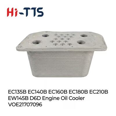 Buen precio Engien D6D Enfriador de aceite de motor VOE21707096 21707096 para excavadora EC135B EC140B EC160B EC180B EC210B en línea