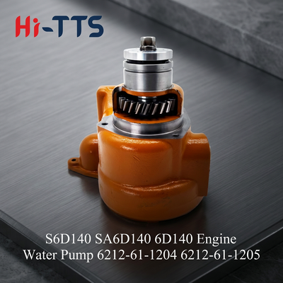 Bomba de agua 6212-61-1203/6212-61-1205/6212-61-1204 para el motor de excavadora S6D140/D155A-2/6D140 hecha en China
