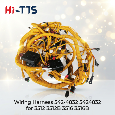Arneses de cableado para el mercado de repuestos 542-4832 5424832 para 3512 3512B 3516 Partes de máquinas de construcción de motores