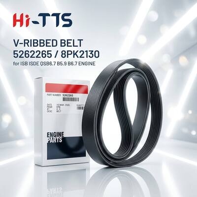 5262265 8PK2130 8PK2120.9 Cinturón de V-Ribbed / Cinturón de ventilador para ISB ISDE QSB6.7 B4.5、B5.9、B6.7
