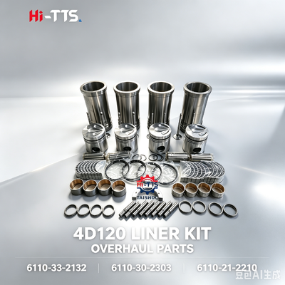 Partes de maquinaria para la construcción 6110-33-2132 6110-30-2303 6110-21-2210 6110-20-8070 6114-30-3500 6110-K1-0001 6114-41-4210 para 4D120 LINER KIT PARTES de reparación