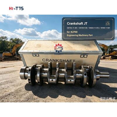 Cigüeñal OK75A-11-301 OK75A1130 OK65A-11-301 para pieza de maquinaria de ingeniería de aleación de oro de motor diésel K2700 JT