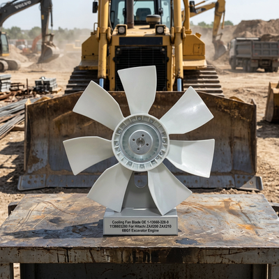 Cuchillo de ventilador de enfriamiento OE 1-13660-328-0 1136603280 Para ZAX200 ZAX210 6BG1 Partes de motores de excavadoras