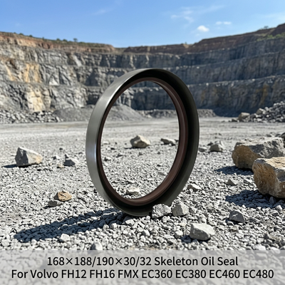 Sello de aceite del eje radial del esqueleto Tamaño 168×188/190×30/32 Ajuste FH12 FH16 FM12 FMX EC360 EC380 EC460 EC480 Partes de repuesto