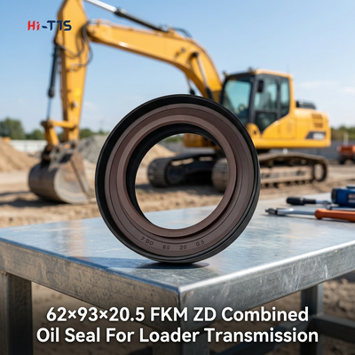 ZD62×93×20.5 FKM Sello de aceite de esqueleto combinado rectangular de doble resorte para mini cargadores